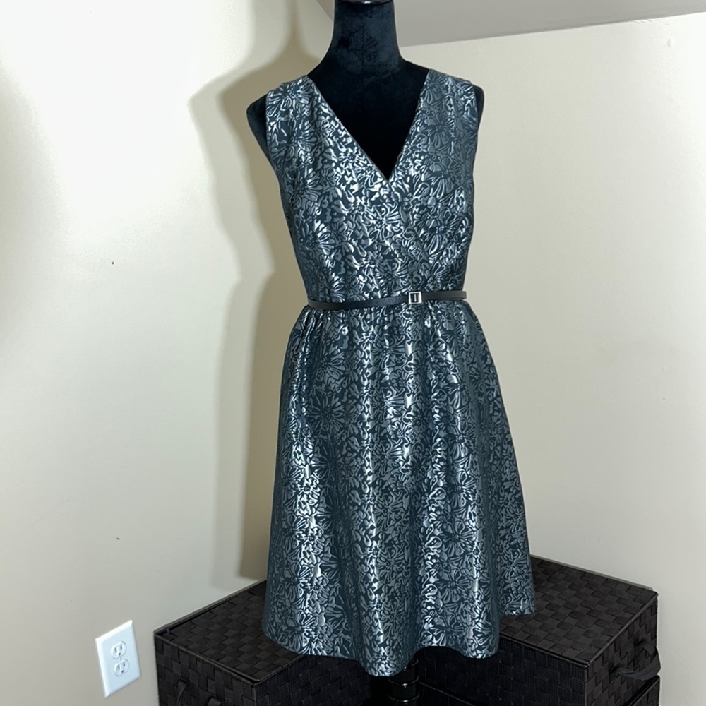 Black & Silver Cocktail Dress